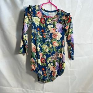 Posh Peanut long sleeve ruffled bubble in Carmen size 2T